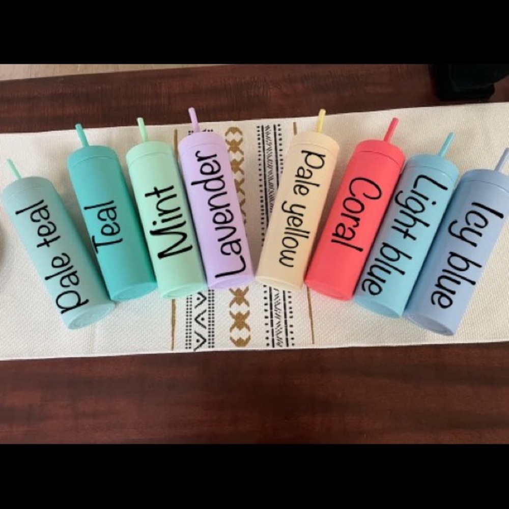 Pastel Strata tumblers